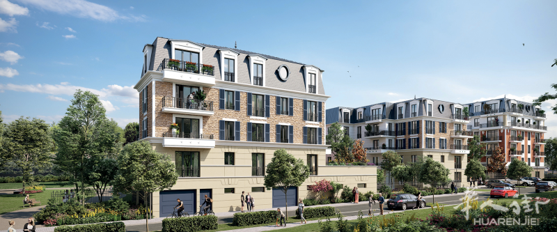 巴黎77省Chelles 市中心富人区高级洋房住宅，近交通，欢迎联系，房源号22021406
