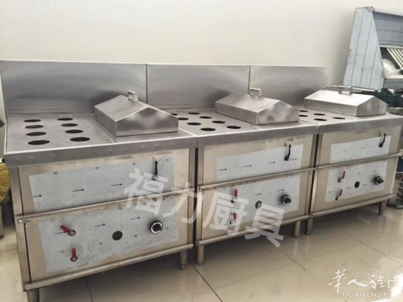 [福力厨具设备订制在法生产]广东式蒸笼和肠粉一体蒸炉