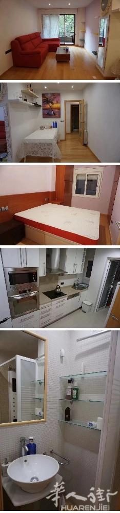 🏡巴塞单间带独卫出租，巴塞好区分Les corts 楼下地铁L5 Entenc