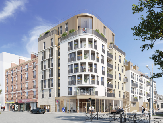 中瑞地产独家，93省富人区Neuilly Plaisance新房，RER A线50米，15分钟到小巴黎市中心，房源号22022301