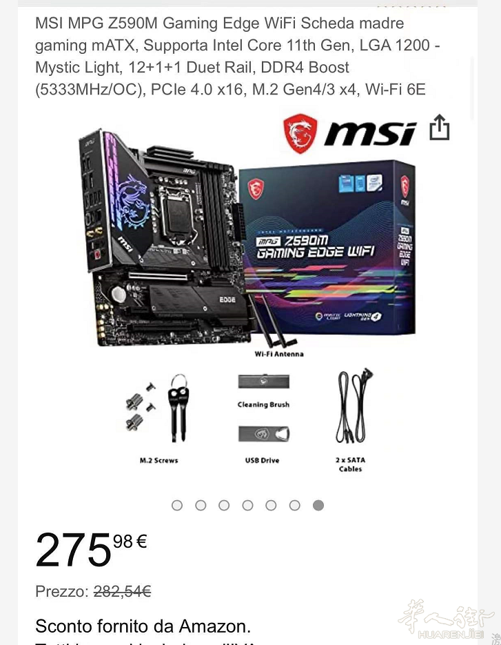 €180出了MSI MPG Z590M Gaming Edge WiFi 主板买太小了 看上加微信：xin15257755699