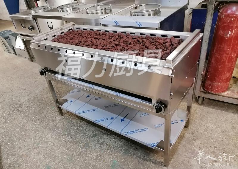 福力厨具FULINOX煤气火山石烧烤炉 可烤羊肉串