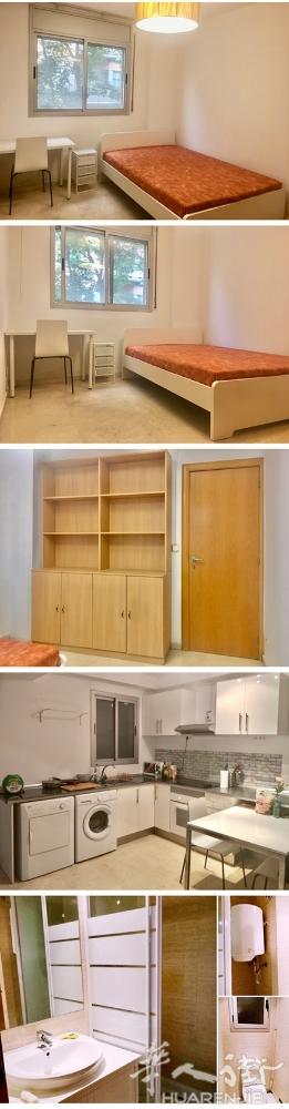 🏡巴塞单间出租，位于C/Llacuna与AvDiagonal交界，毗邻Glòr