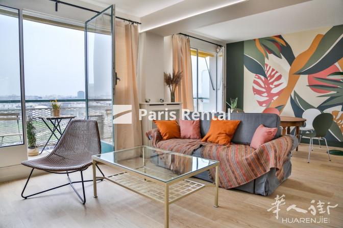 小巴黎16区富人区Auteuil埃菲尔铁塔景三居室公寓待租 - quai Louis Blériot