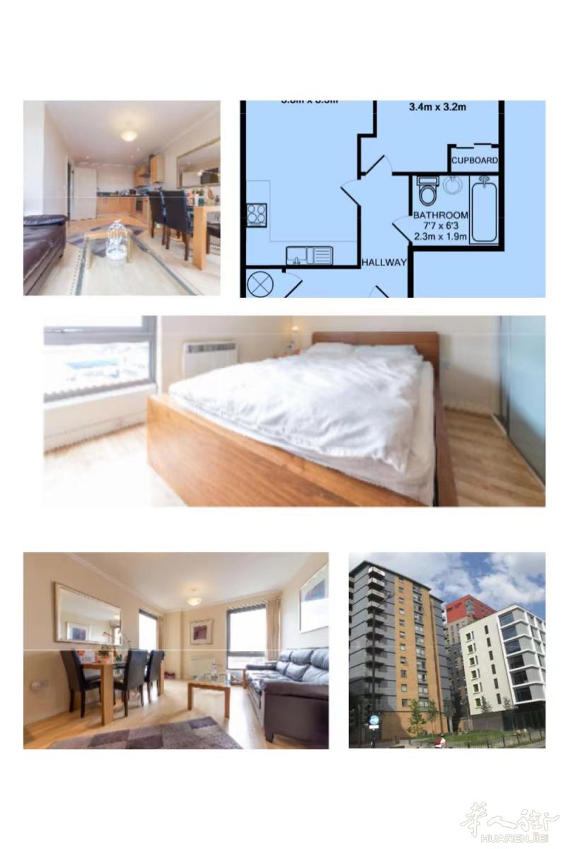 4月20起伦敦西二区红线north acton 一房一厅 地铁站 走路1分钟 邮编W3 6EJ 。1400 /月  9层 无停车位 有门卫帮接收包裹。购物方便
