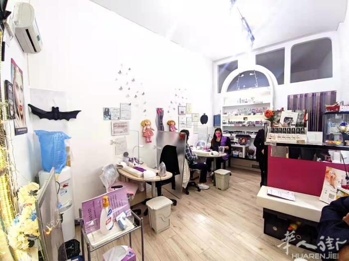 Monza老外美甲店转让，多年老店，70平方，房租740，卖1万8（可商量），联