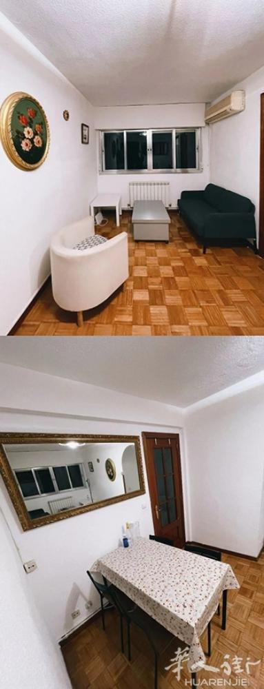🏡马德里plaza de castilla 地铁口5分钟 单间出租，重要交通枢