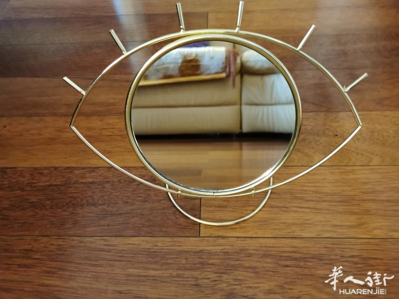 便宜出 超美金色化妆镜