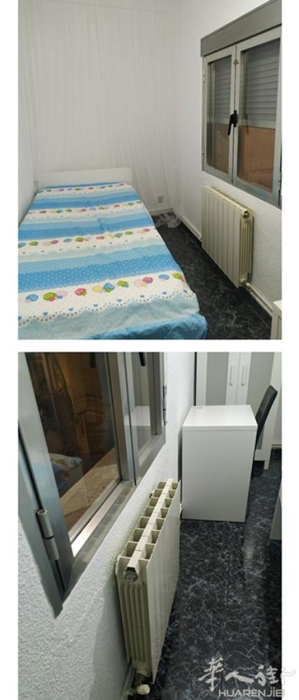 🏡马德里北部好区分Alcobendas装修新购家电单间安静，光线好，房间里新购