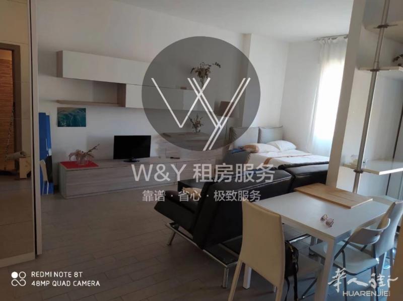 【W&Y】M2 Romolo精装修单身公寓 采光好 有空调