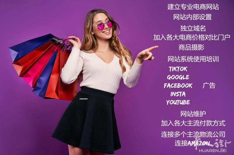 专业高端电商网站可连接亚马逊等各种营销门户
