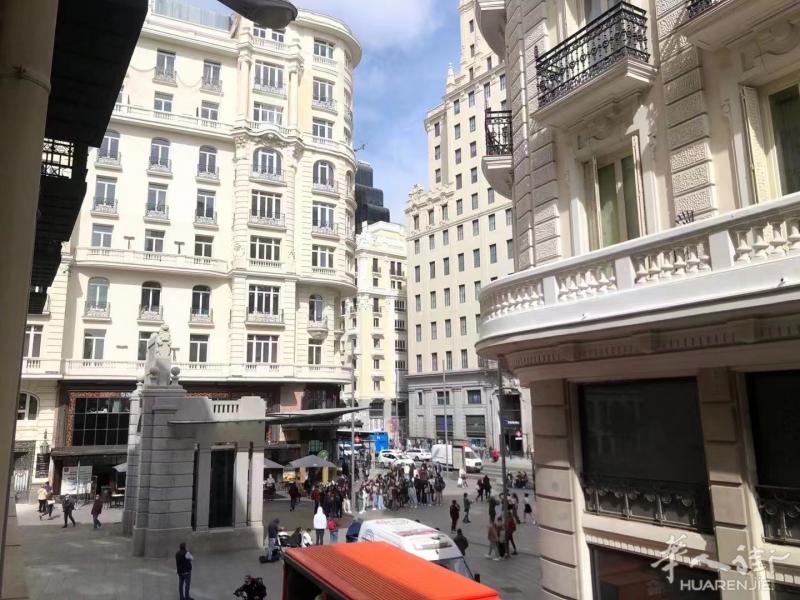 马德里市中心Gran Vía 4室1厅整租
房型：