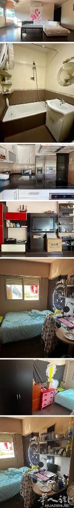 🏡马德里中部6Lucero地铁口出来5米单间出租，出地铁就到家，13分钟直达康
