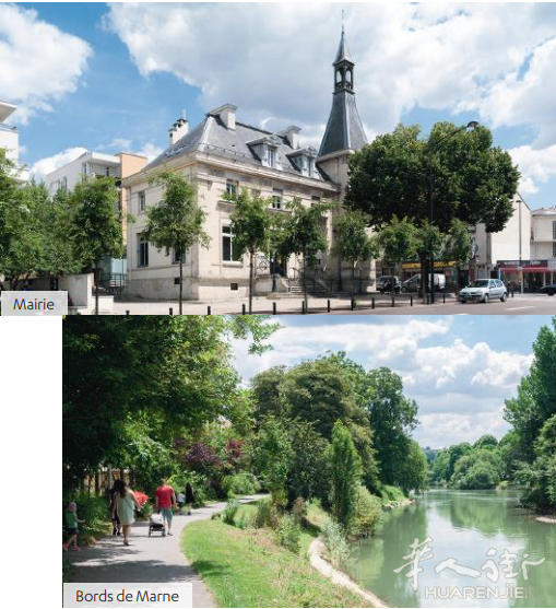 中瑞地产巴黎94省地铁Champigny-sur-Marne市中心新房,市政厅不到200米,距离马恩河畔450米,