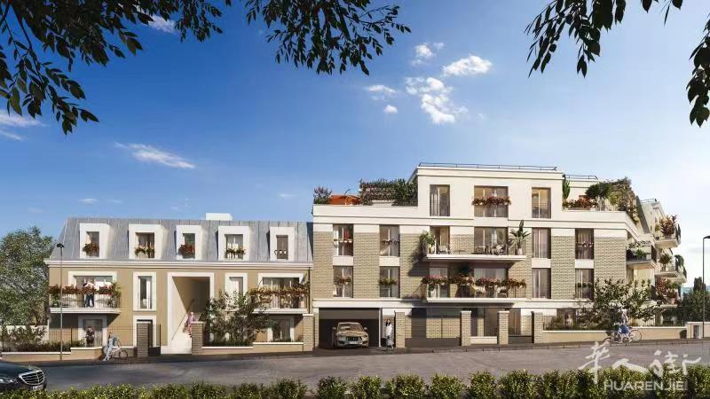 巴黎93省富人区Neuilly Plaisance市中心法式洋房,自住有TVA 5.5%