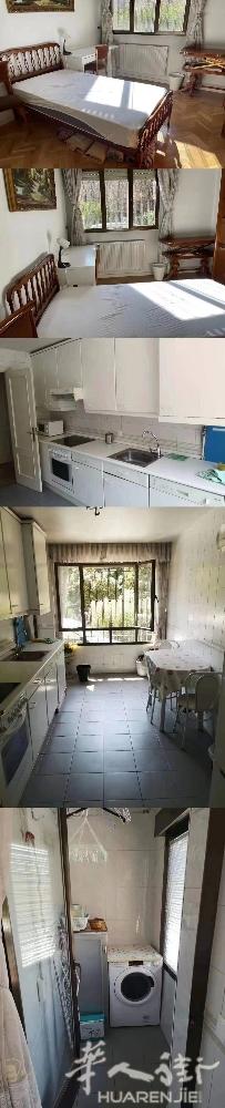 🏡马德里五号线Vista alegre2单间出租， 带独卫租金350欧，不带3
