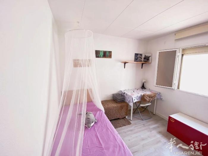 🏡巴塞单间出租，地址位于L3和L5号线VALL D’HEBRON站，高层建筑