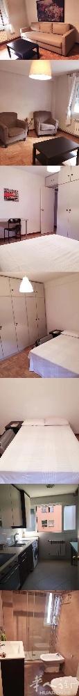 🏡马德里中部6Alto de Extremadura  出租一个大房间，租金3