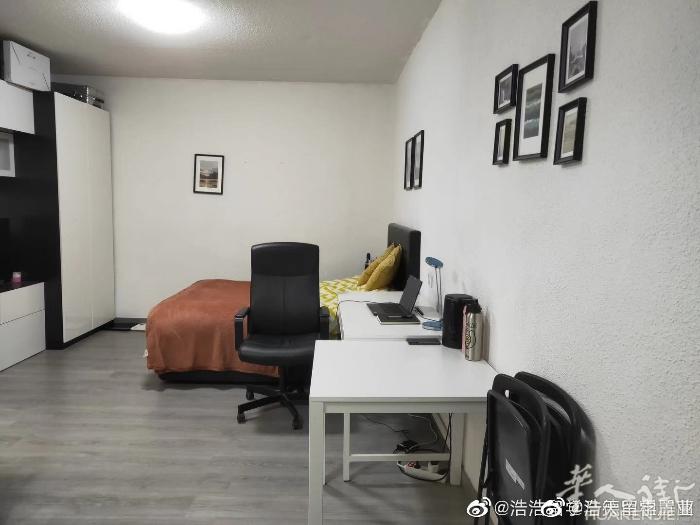🔵3/10号地铁Plaza españa单身公寓，独立卫浴，24小时央中‬供暖