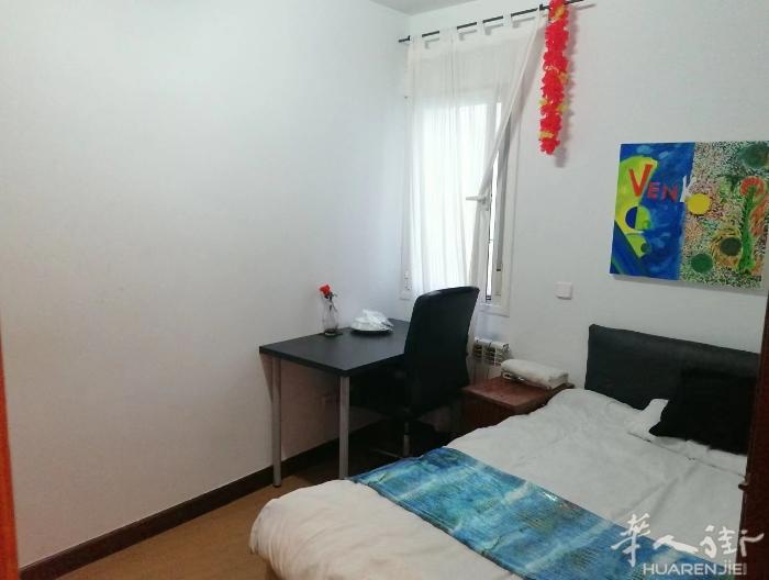 🏡马得里市中心LA  LATINA. 出租两个单间带独立阳台。租金399€水电
