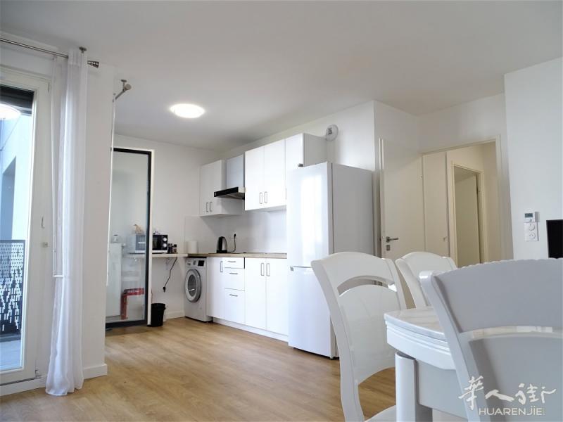 **已出租** 93 Aubervilliers 小2房1厅出租 去年新交楼新楼 1000€