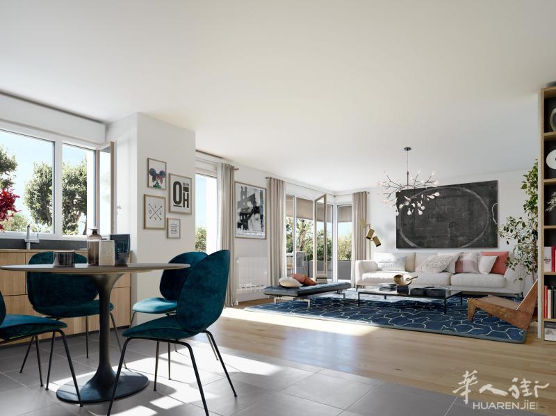 巴黎92富人区Rueil-Malmaison地铁房马上交房，两房一厅50万8千起，欢迎联系咨询