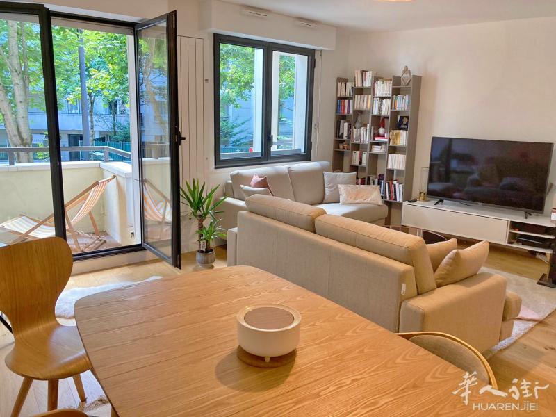 92 Asnières-Sur-Seine 91 m² 全新装三室一厅 坐北朝南 带电梯带大露台和地下车位