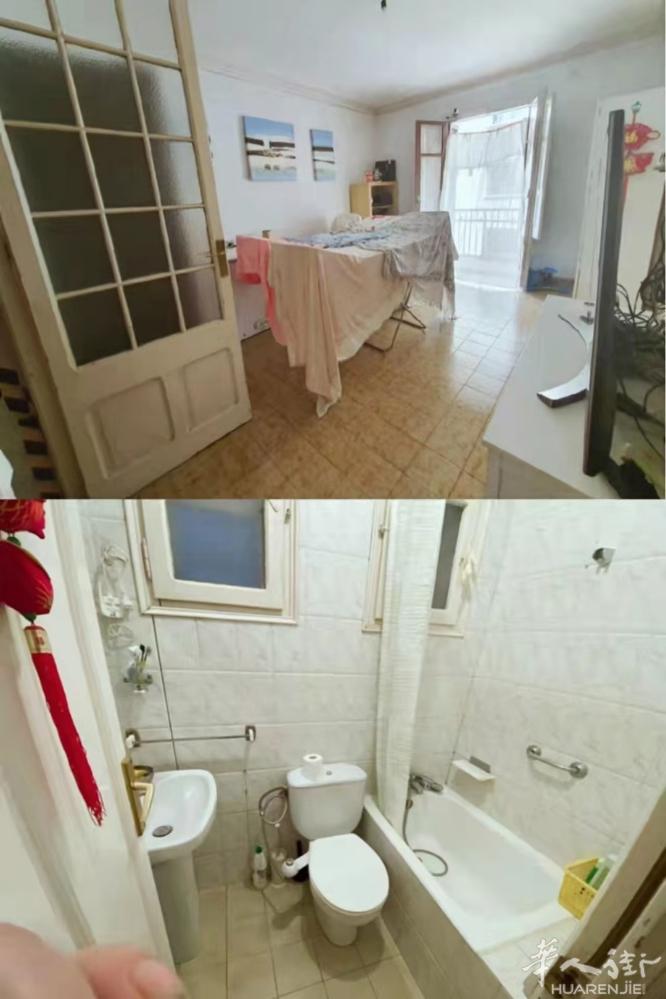 🏡巴塞单间带独卫出租，拓展区sant pau 圣家堂附近，房子为复式，一层出租