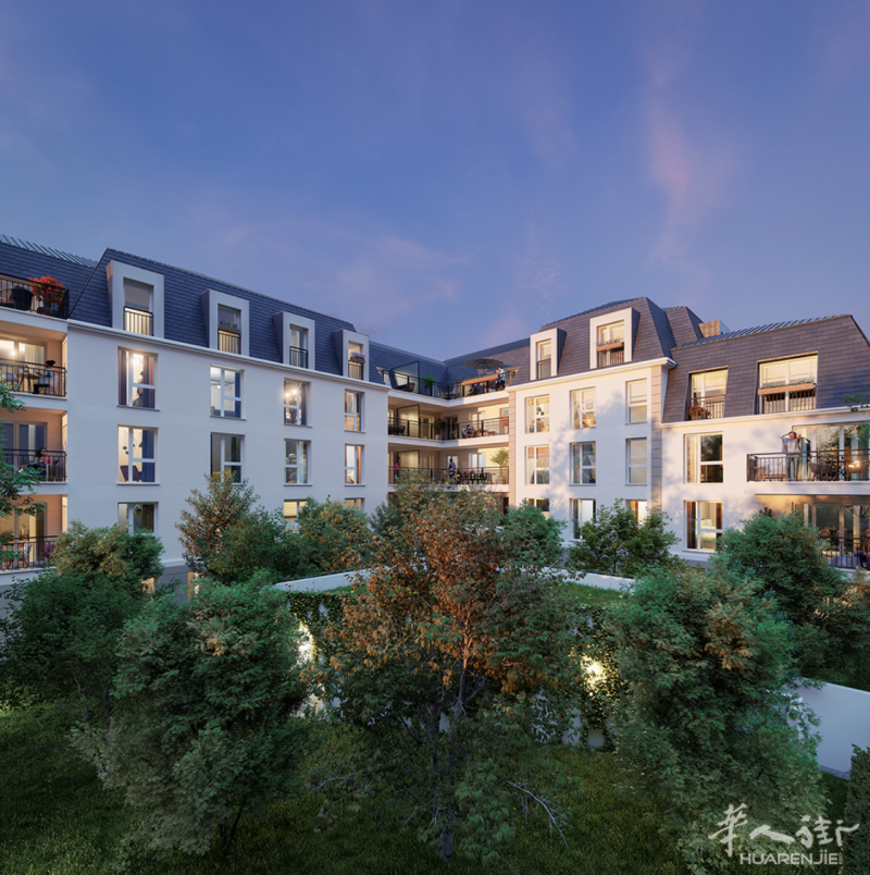 🏠95省新房Herblay-sur-Seine市中心, 步行3分钟就到快线站