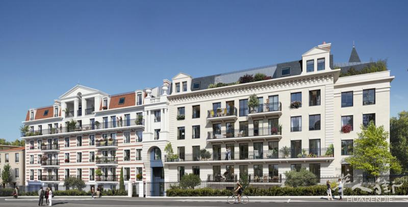 近巴黎92 富人区 CLAMART 新房预售 近快线 公园 商业街