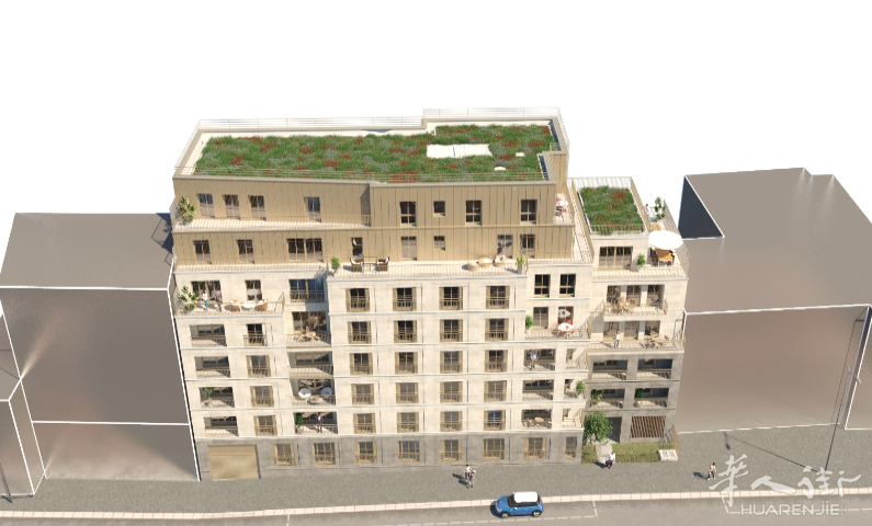 巴黎92省Colombes市中心新房，15分钟公共交通到小巴黎和拉德芳斯