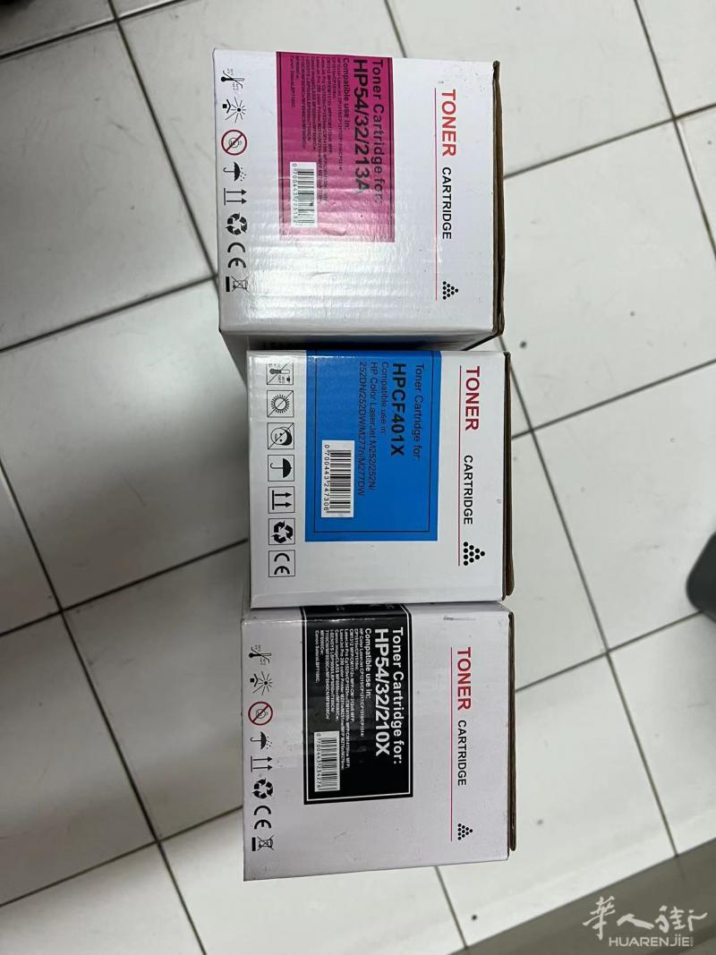 出售闲置的打印机墨盒, HP 3个颜色