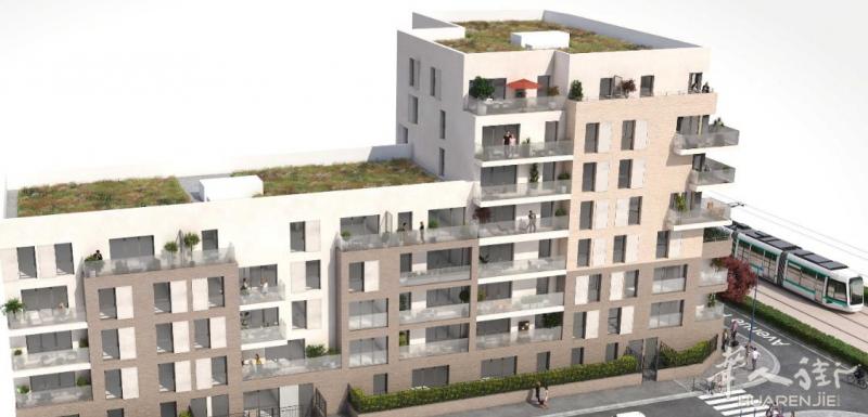 本月订购送公证费，Bobigny 地铁电车房，自住有TVA5.5％