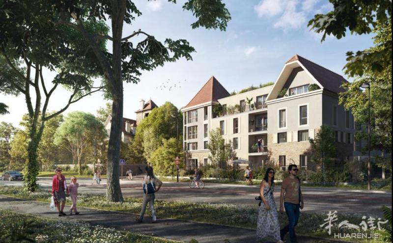 大巴黎94省Champigny-sur-Marne 市政中心富人区高级石质洋房