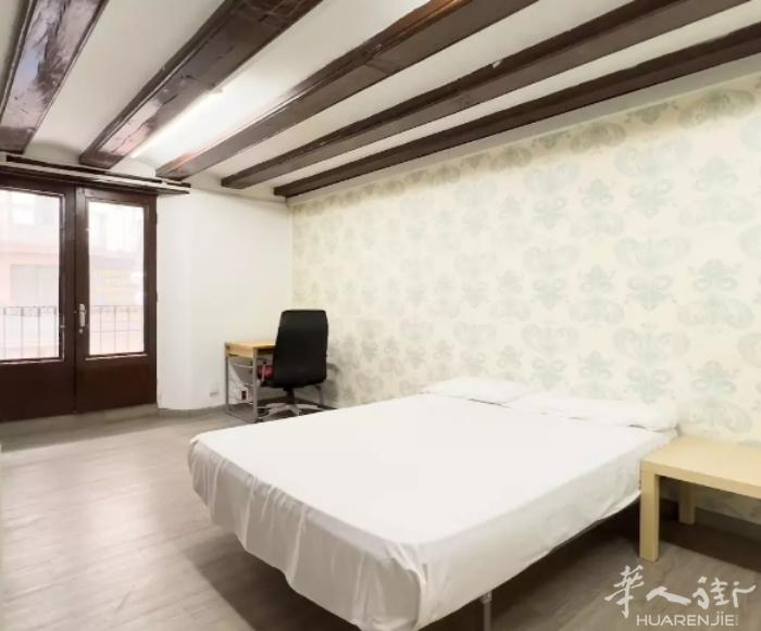 🔵巴塞estudio出租，ciutat vella附近 75平方米，带阳台，带