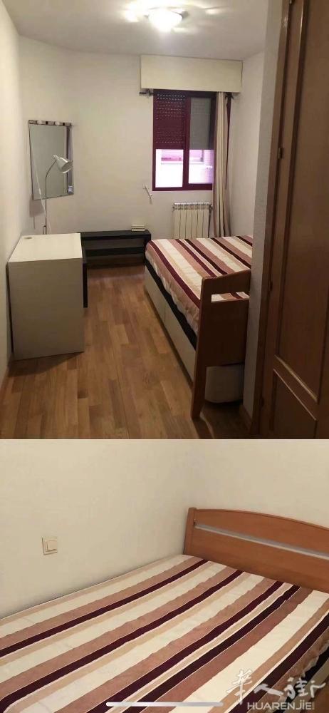🏡马德里5号线PIRAMIDES房间出租，高档小区房，三楼有电梯、邻居都是当地