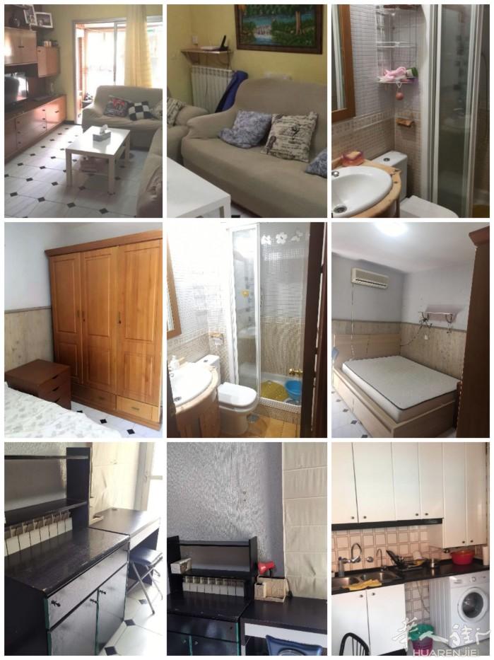 🏡马德里地铁三路线san fermin orcasur  单人房出租：共有两卫