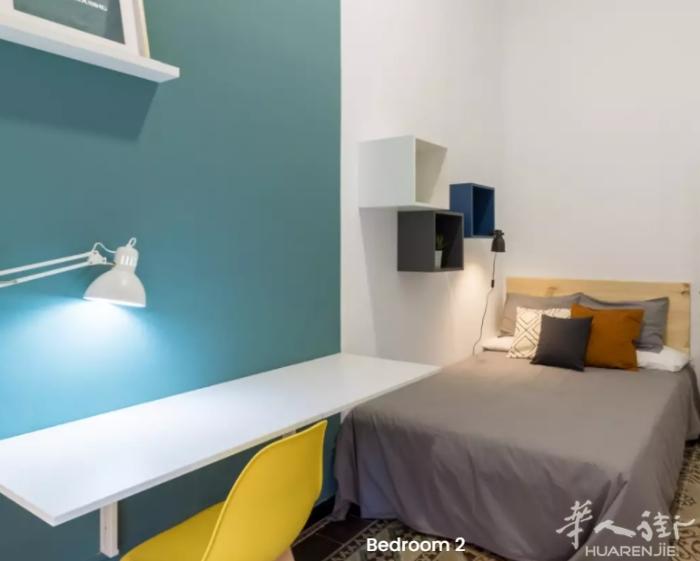 🏡巴塞单间出租，gracia附近，4楼有电梯，阳光大床，850一人，全包，95