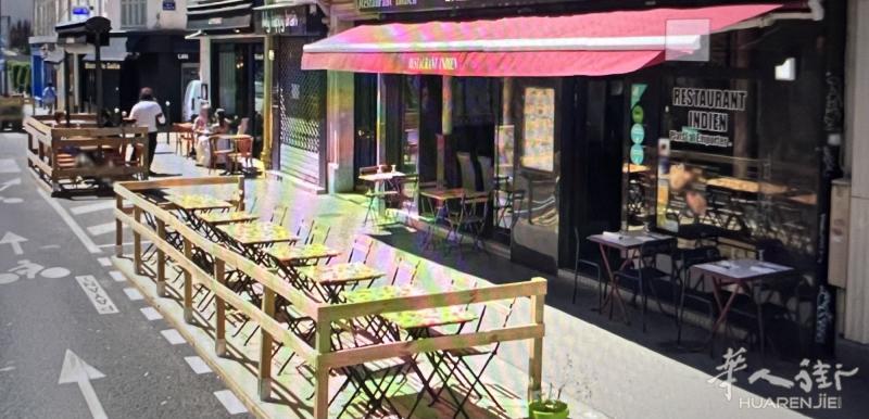 巴黎11区地铁3号线Rue Saint Maur餐馆 (房租低，有大烟筒)