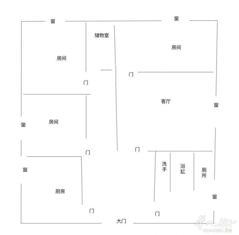 19 区三房一厅出租