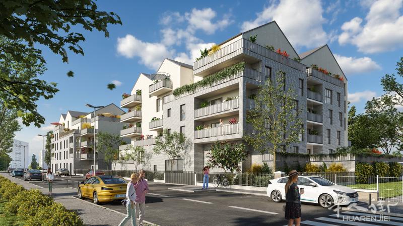 【93省 Clichy sous bois 新楼盘】TVA5.5 *距RER E 线100m*近未来地铁16号线