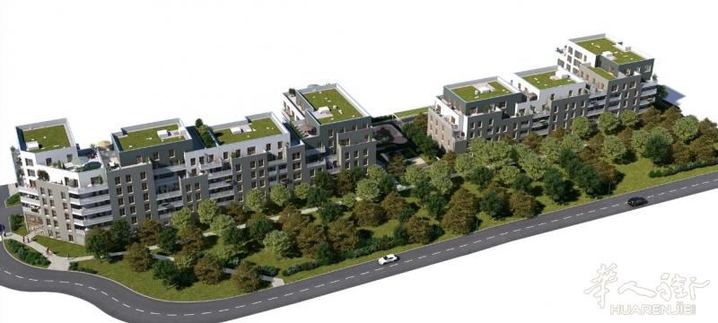 RER A沿线富人区Bussy 市中心一室一厅，两室一厅最后机会，明年10就交房