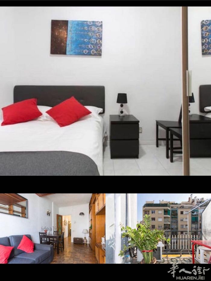 🏡巴塞单间巴塞市中心超大房间招租，位于1号线Rocafort地铁口附近，步行至
