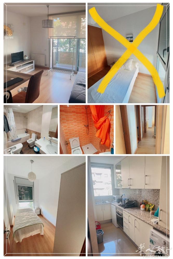 🏡巴塞单间出租， 到地铁口L4 Llucmajor距英国宫500m，capra