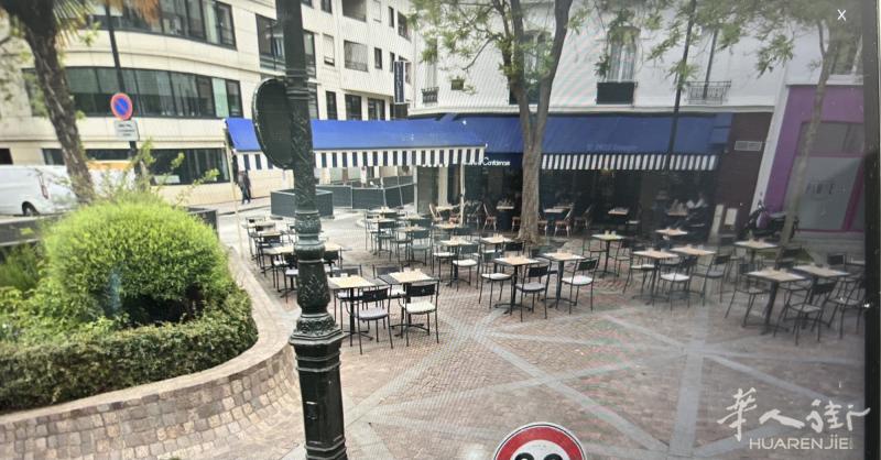 92省Levallois Perret 地铁3号线Anatole France繁华商街酒吧餐馆  (有大烟筒,4号酒牌)
