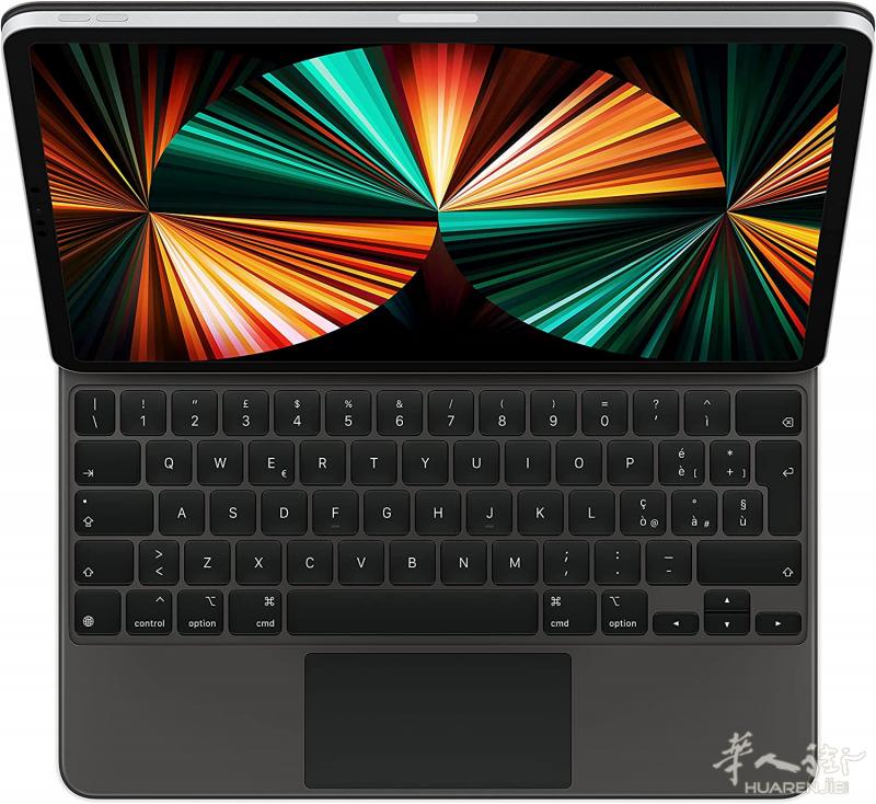 二手苹果12,9英寸 5ª 原装键盘和壳 Apple Magic Keyboard iPad Pro Italiano Nero 几乎全新