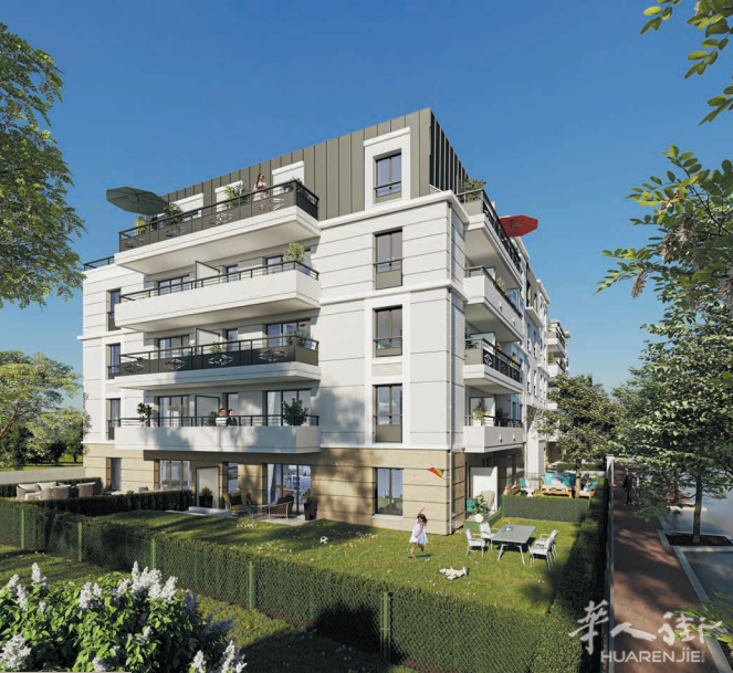 巴黎94省富人区LE-PERREUX-SUR-MARNE新房，步行12分钟到E线和未来地铁