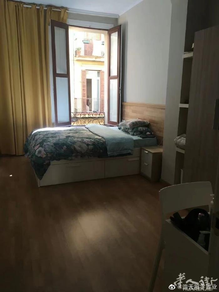🏡巴塞Paral·lel地铁站附近大房间 房子三室一卫，超大房间带阳台，周边治