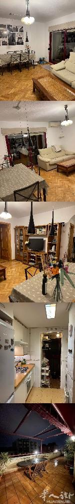 🏡马德里号线san fermin地铁站单间带独卫，小区房，小区有游泳池，花园，
