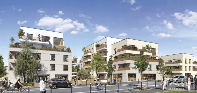 78省CARRIERES-SOUS-POISSY新房🏠。距拉德芳斯La Défense 20 公里,  提供城市的所有舒适设施, 拥有现代化迷人的环境！